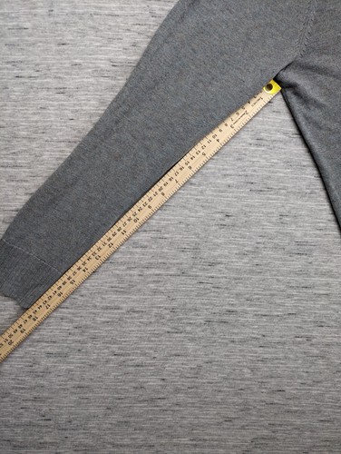 SmartWool Sparwood Crew Sweater Mens Large Gray Merino Wool Blend Pullover * - Picture 8 of 10