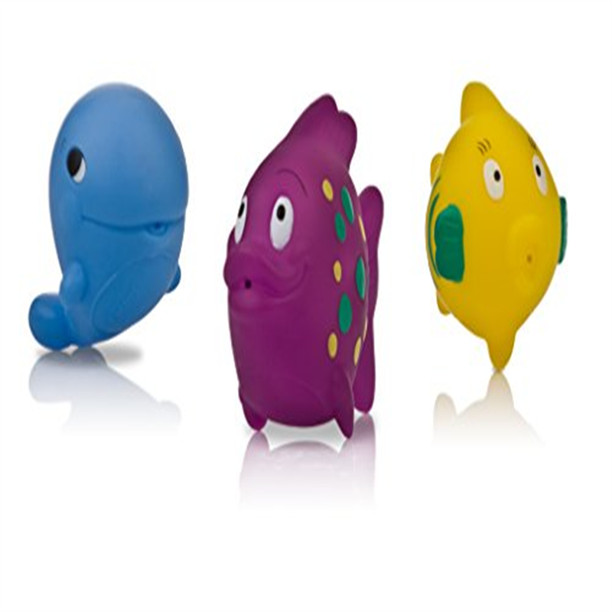 Nuby Fun Fish Squirters Baby Bath Toy 3-Pack