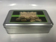 Vintage Nassau Candy Mint Sandwich Cookies Collector Tin