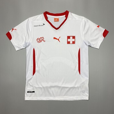 Switzerland 2014 2016 PLAYER ISSUE Away Football Shirt Soccer Jersey Puma 740362