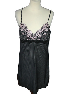 Nuisette Brodée Femme Ici & Maintenant Taille 42 Noir - Occasion Très Bon état