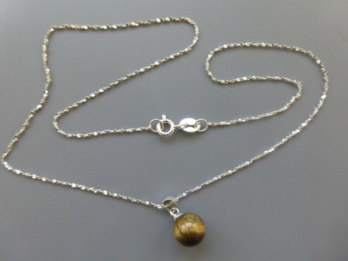 Collier En Argent Massif 925 Avec Zirconium Blanc - Chaine Gourmette 45cm & 3,10gr - Neuf Sans Boîte