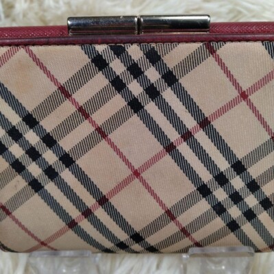 BURBERRY Folding Wallet Clasp Nova Check Multi-Color