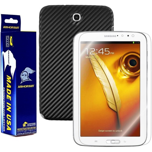 ArmorSuit Samsung Galaxy Note 8.0 Screen Protector + Black Carbon Fiber Film USA - 第 1/6 張圖片