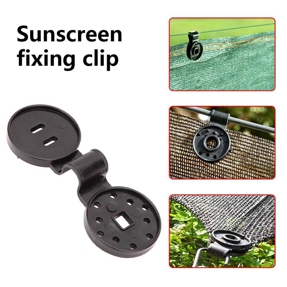 40X Sunshade Net Clip Greenhouse Shade Cloth Fasteners Clips Plastic
