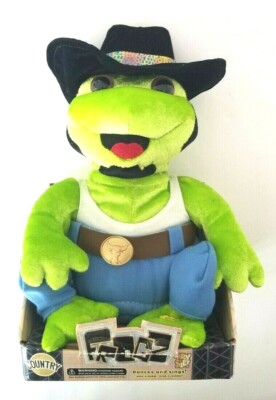 Gemmy Frogz Country Singing Dancing Frog Sings ''Save a Horse Ride a Cowboy''  NOS