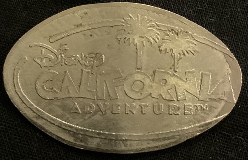 RETIRED SCREAMIN OVER CALIFORNIA CA ROLLER COASTER DL PRESSED NICKEL - Picture 2 of 2