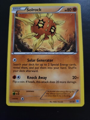 fake pokemon card generator Pokemon TCG Card 2015 XY Trainer Kit Latias & Latios - Solrock 12/30