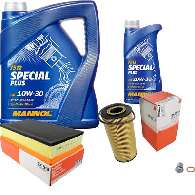MAHLE Inspektionspaket 6 L MANNOL Special Plus 10W-30 für Mercedes-Benz E-Klasse