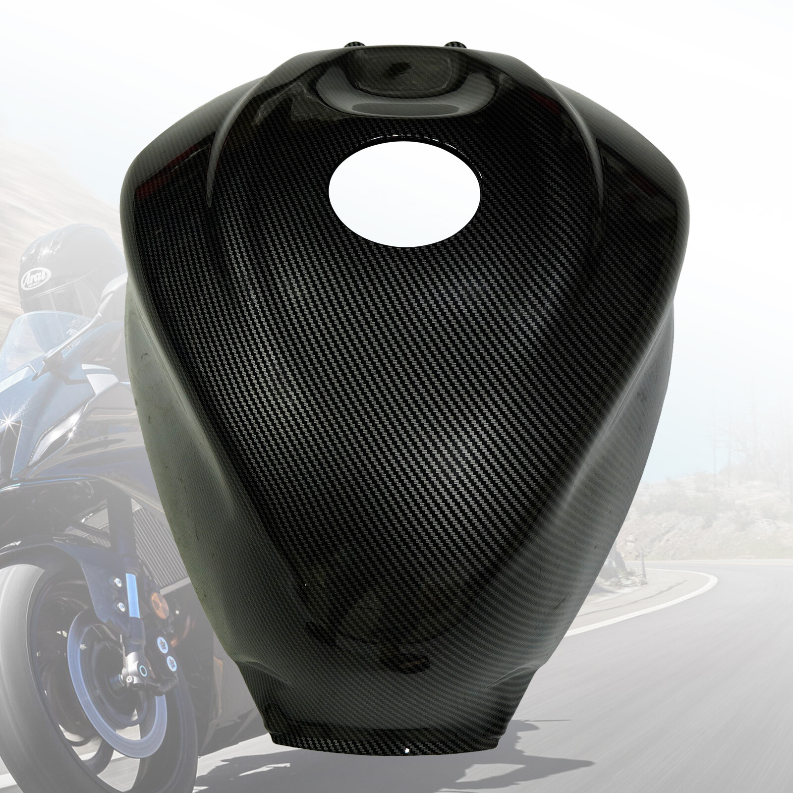 Carbon Fiber Paint Fuel Gas Tank Cover Fairing For SUZUKI GSXR600/750 2011-2023