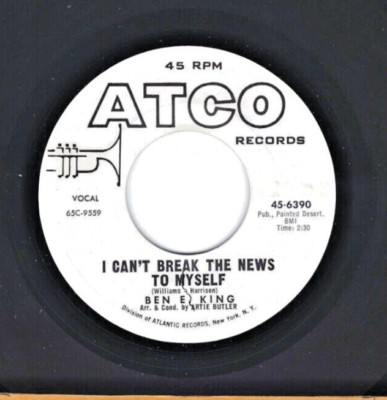 NORTHERN SOUL 45  Ben E. King  Atco  6390  *promo*