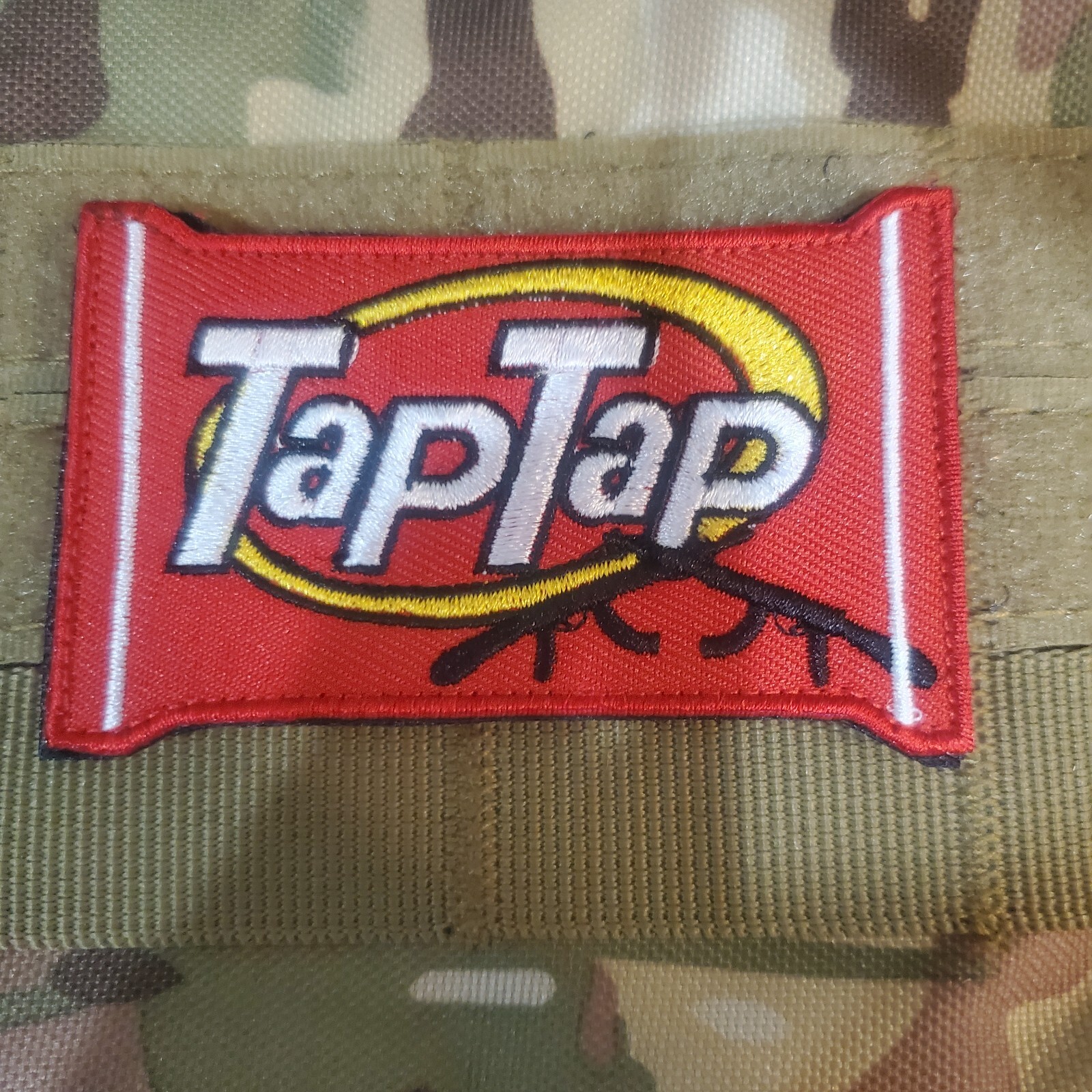 TAP TAP Sarcastic Embroidered Tactical Morale Patch Hook and Loop | eBay