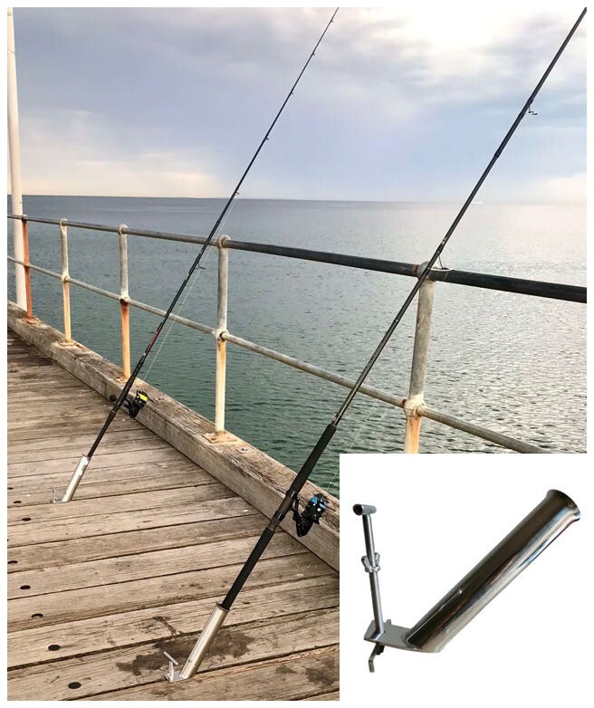 Quality Stainless Steel Pier Rod Holder Fishing Pole Holder