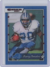 2021 Panini Clearly Donruss Football Barry Sanders #01-4 36/49