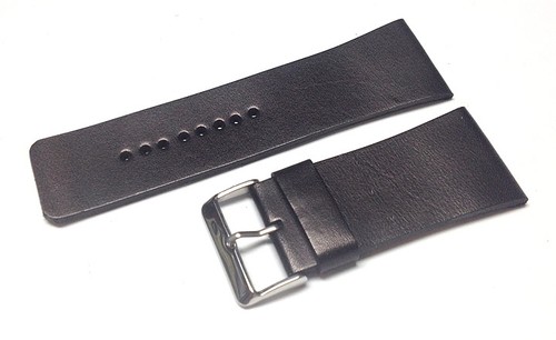 armani exchange leather strap
