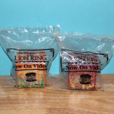 Burger King Kids Club 1995 Lion King Lot of 2 Finger Puppet Toys Simba Ed NEW