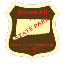 7" above all state park warren county connecticut bumper sticker decal usa made