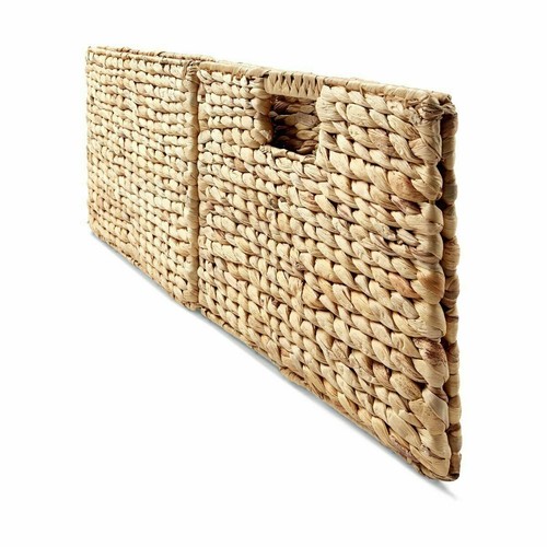 Large Square Basket Storage Container Wicker Home Office Study Square K - Picture 3 of 4