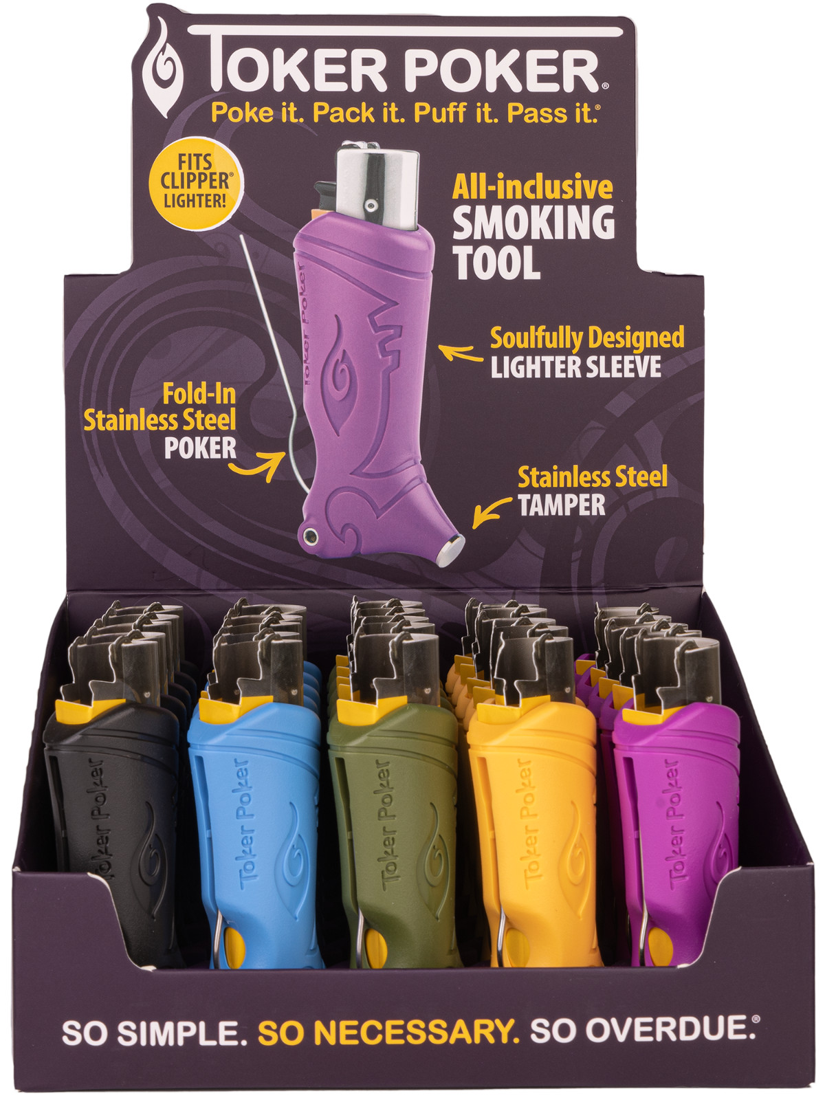 Sleeve-fit Clipper-25pcs-asst Colors