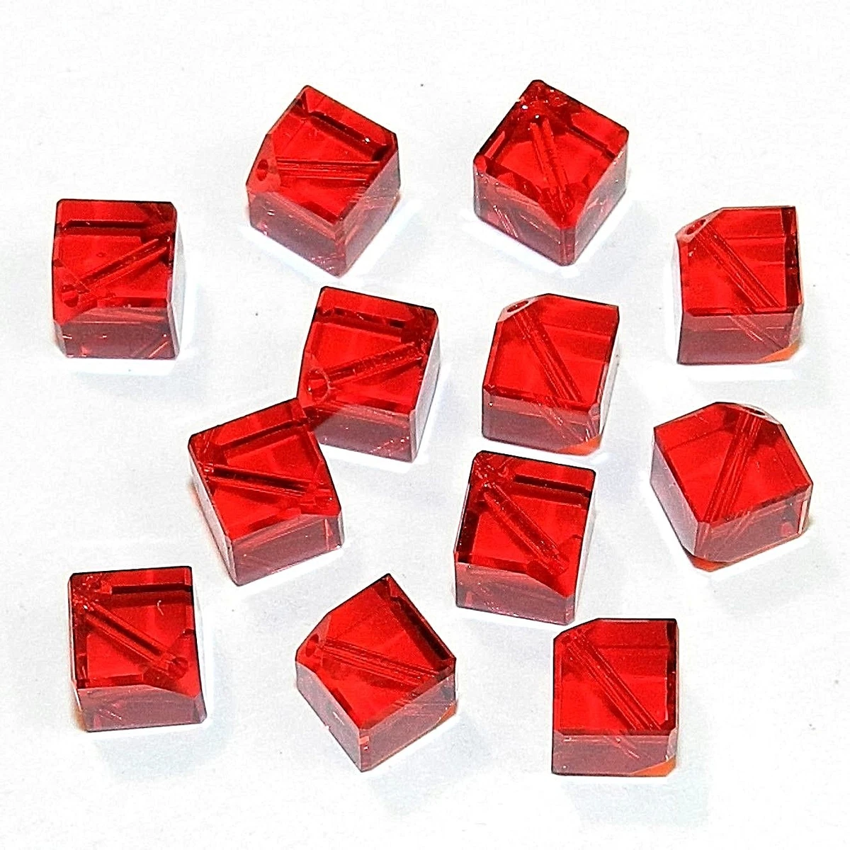 Square swarovski store crystal beads