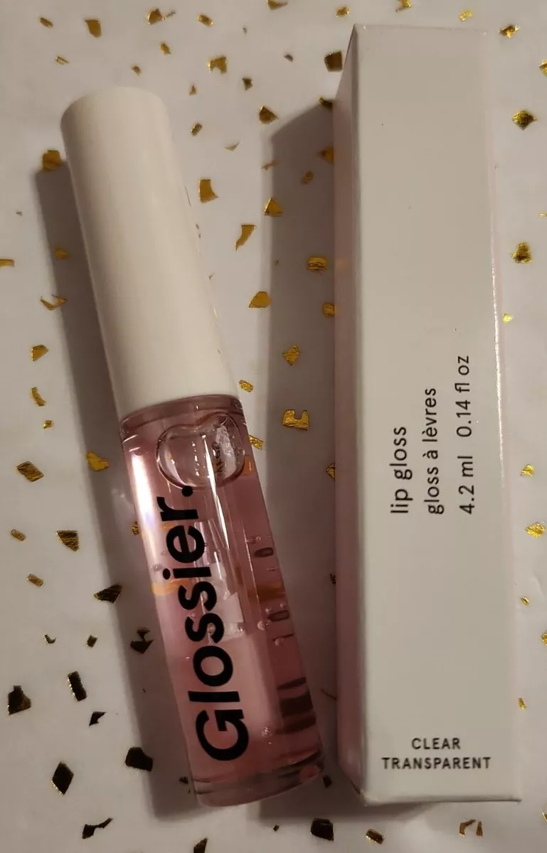 Glossier - CLEAR Lip Gloss Clear Shine - 0.14 oz - New In Box