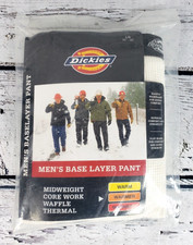 Dickies Base Layer Midweight Core Work Waffle Thermal Pant Men's Size Large -NEW