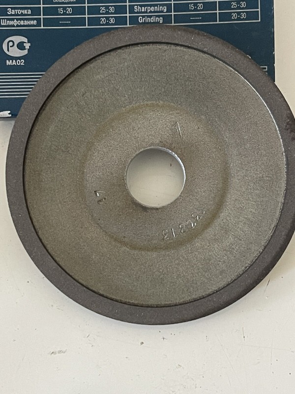 4 inch / 100mm Hole 1.259" Type: 12R4 Dish Diamond Grinding Wheel for Saw Teeth