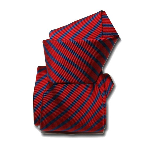 Cravate Large Equetech - Rouge Et Marine - Pour Adulte (neuf)