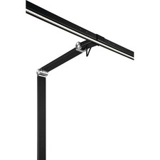 Schreibtischleuchte Alu/KU schwarz H.720mm m.Tischklemme m.LED Licht Lampe Tisch