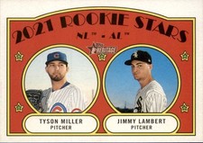2021 Topps Heritage Tyson Miller Jimmy Lambert  #261