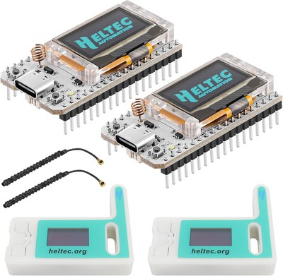 MakerFocus 2 Set ESP32 LoRa V3 Development Board with 915 MHz Antenna 2 Pack 