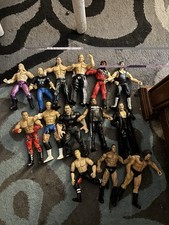 Lot of 14 Jakkks Pacific WWE Wrestlers Action...