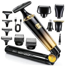 Back Shaver for Men,LED Display 5 in 1 Electric Body Groomer with Adjustable