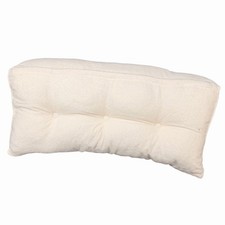 Large Back Triangle Support Teddy Velvet Bedside Removable Pillow Sofa Cushion  