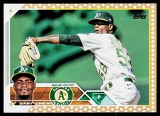 2023 Topps Gold Star Dany Jimenez #164 Oakland Athletics