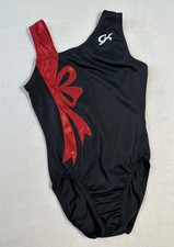 GK ELITE gymnastics Leotard CHRISTMAS Holiday PRESENT Tank MYSTIQUE Red SIZE AXS