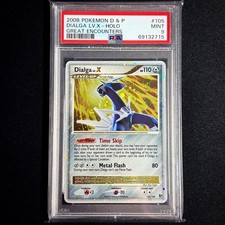 Pokemon TCG Dialga LV.X holo 105/106 Great Encounters 2008 *SWIRLS* MINT PSA 9 on eBay