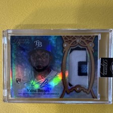 Topps Dynasty 2022 Rookie Autograph Patch Vidal Brujan /10 DAP-VB1 Rays