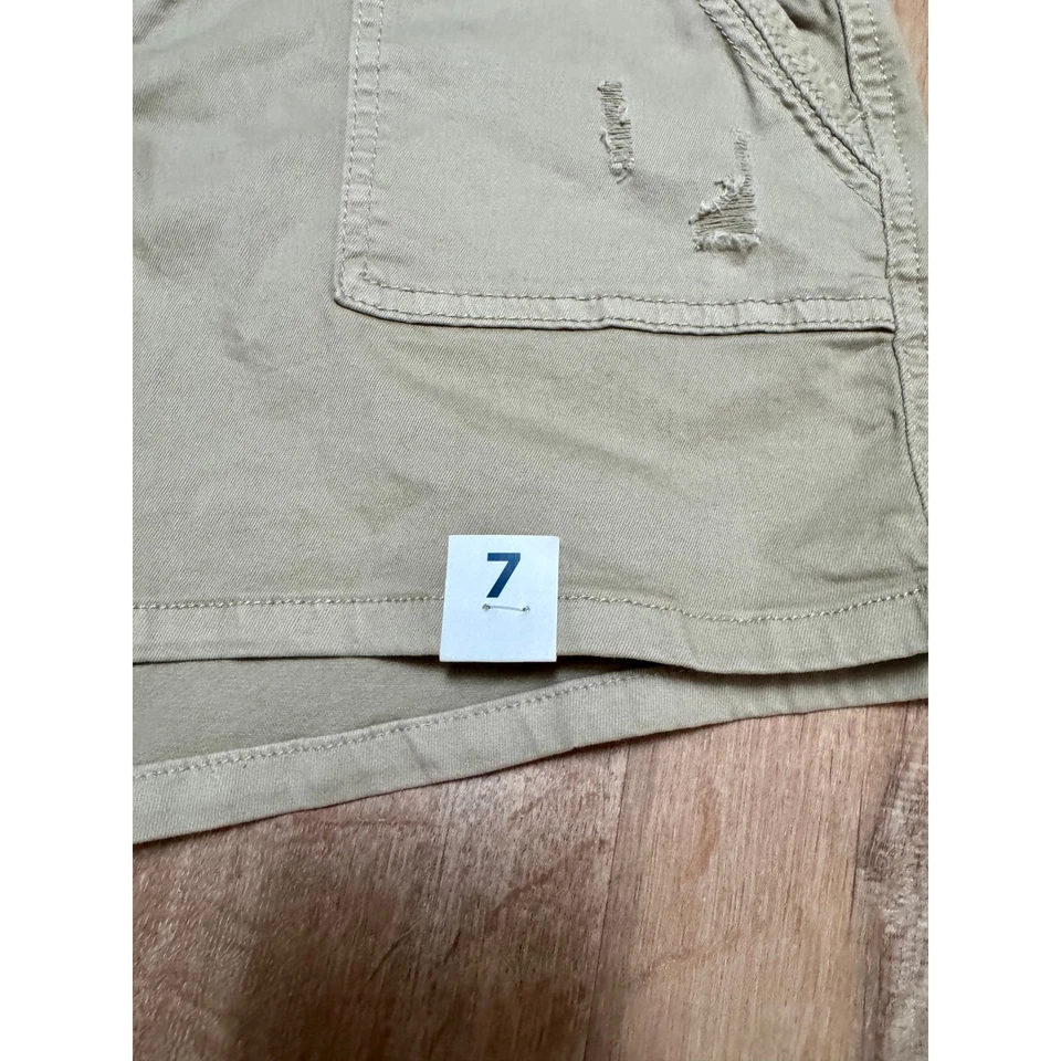 Pantalones cortos para mujer Arizona Jean Co caqui envejecido talla 7 nuevos con etiquetas Foto 3 de 4