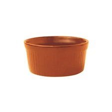 International Tableware, Inc RAMF-2-O Cancun Orange 2 oz Ceramic Fluted Ramekin