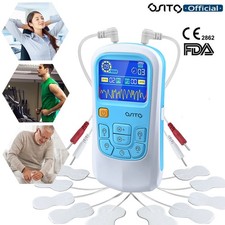 Rechargeable TENS Unit Muscle Stimulator Body Massager with 10p Pads Pain Relief