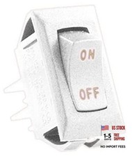 JR Products 12V On/Off Switch - Pack of 5 - Ivory/Gold