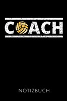 Volleyball Coach Notizbuch: 120 Seiten Punkteraster A5
