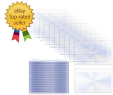 100 Pieces Thin Fresnel Lens, Credit Card Size Pocket Magnifier