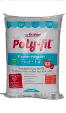 Fairfield The Original Poly-Fil, Premium Polyester Fiber Fill, 32 oz, White