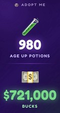    [Adopt]   980 age-up potion +  $721,000 bu...
