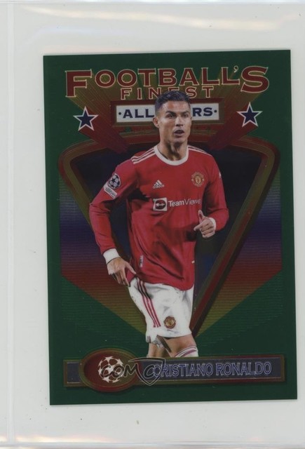 2021-22 Topps Finest Flashbacks UEFA Champions League Cristiano Ronaldo #7 9l4
