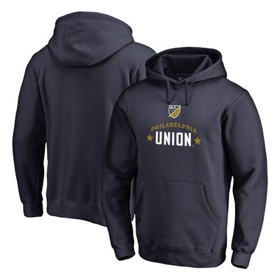 Men's Navy Philadelphia Union Shielded Pullover Hoodie
