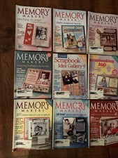 Lot of 9 Memory Makers Craft Scrapbooking Magazines 2003-2004 2 Me My Ideas Ivy