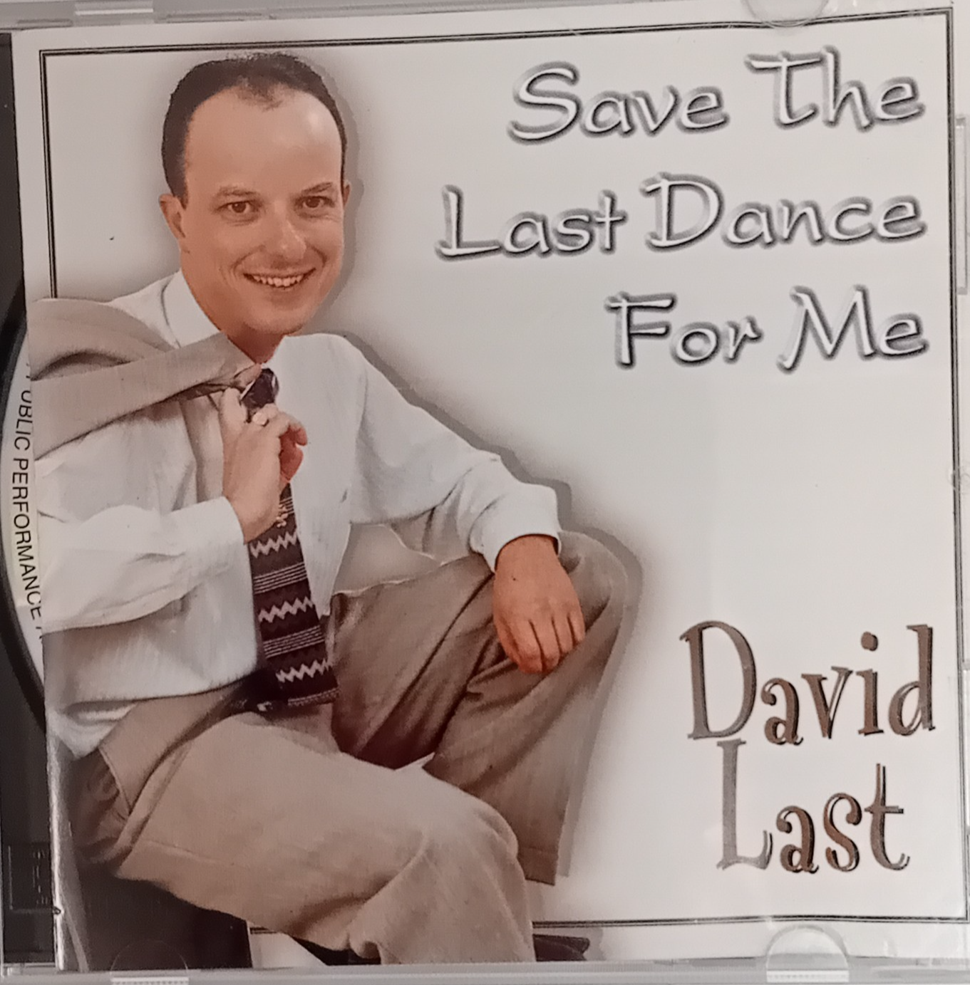 Save the Last Dance for Me - David Last   Music CD Album